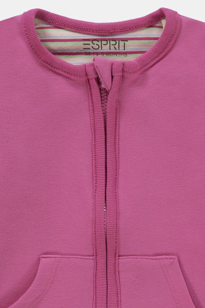 Sweatshirts cardigan, DARK PINK, detail image number 2