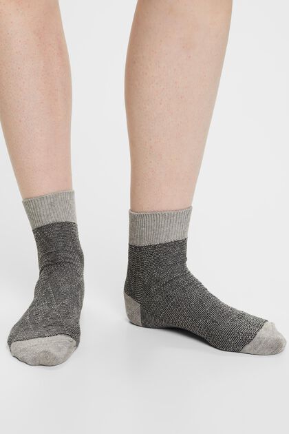 Pack de 2 calcetines con textura