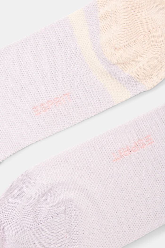 Pack de 2 pares de calcetines de malla para deportivas, algodón ecológico, ANEMONE, detail image number 2