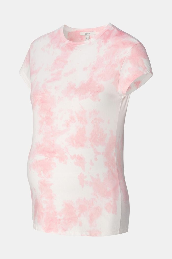 Camiseta de algodón con teñido ice dye, BLUSH, detail image number 4