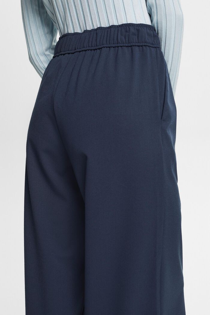 Pantalón sin cierre con perneras anchas, PETROL BLUE, detail image number 4