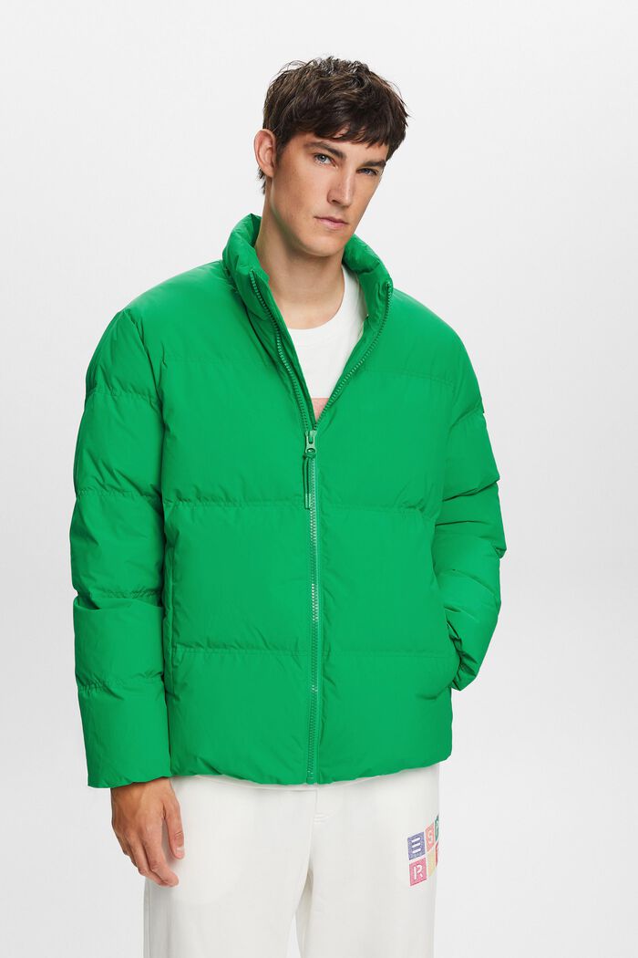 Reciclada: chaqueta acolchada con plumón, GREEN, detail image number 2