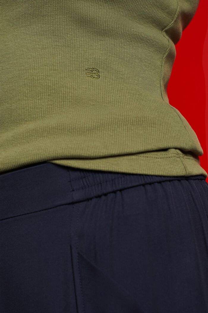 Camiseta de tirantes acanalada, OLIVE, detail image number 2