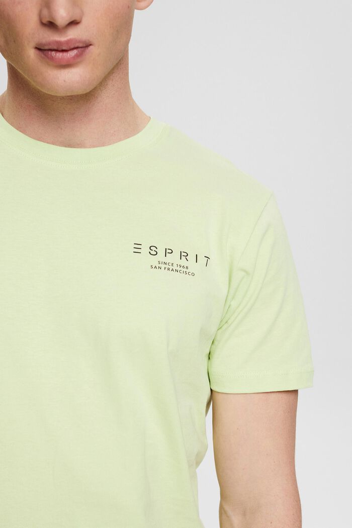 Camiseta de jersey con logotipo estampado, LIGHT GREEN, detail image number 1