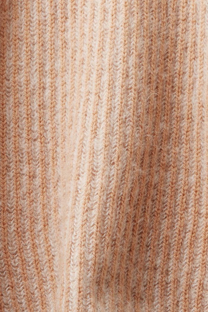 Jersey bicolor con alpaca, LIGHT BEIGE, detail image number 5