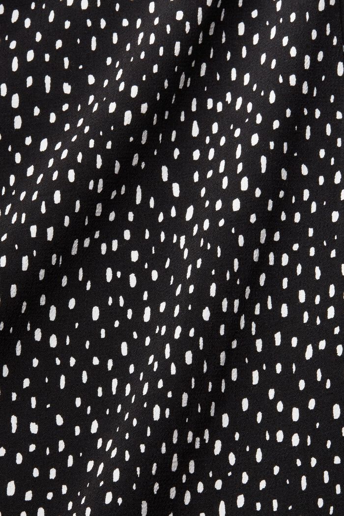 Falda midi estampada en LENZING™ ECOVERO™, BLACK, detail image number 5