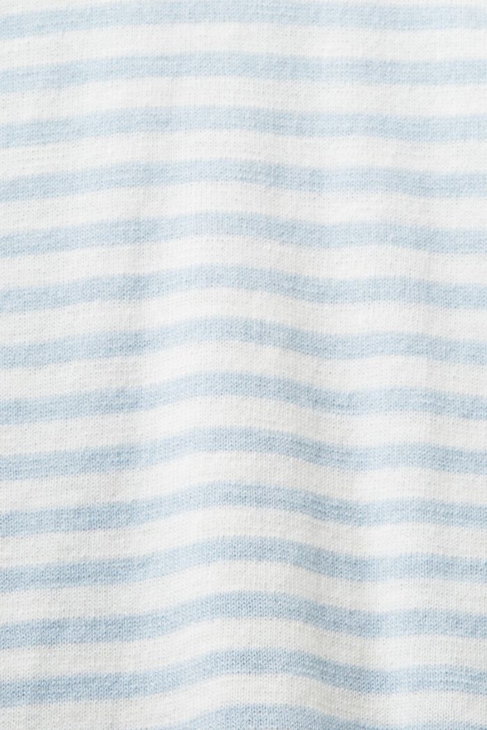 Jersey de algodón a rayas, LIGHT BLUE, detail image number 5