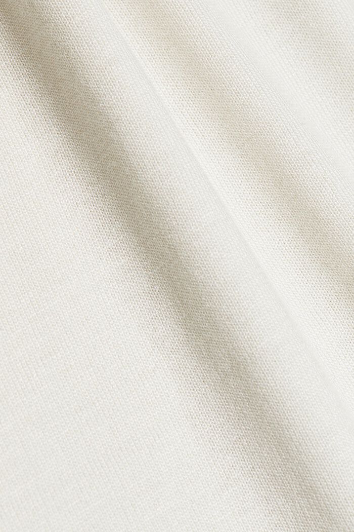 Camiseta de jersey en LENZING™ ECOVERO™, OFF WHITE, detail image number 4