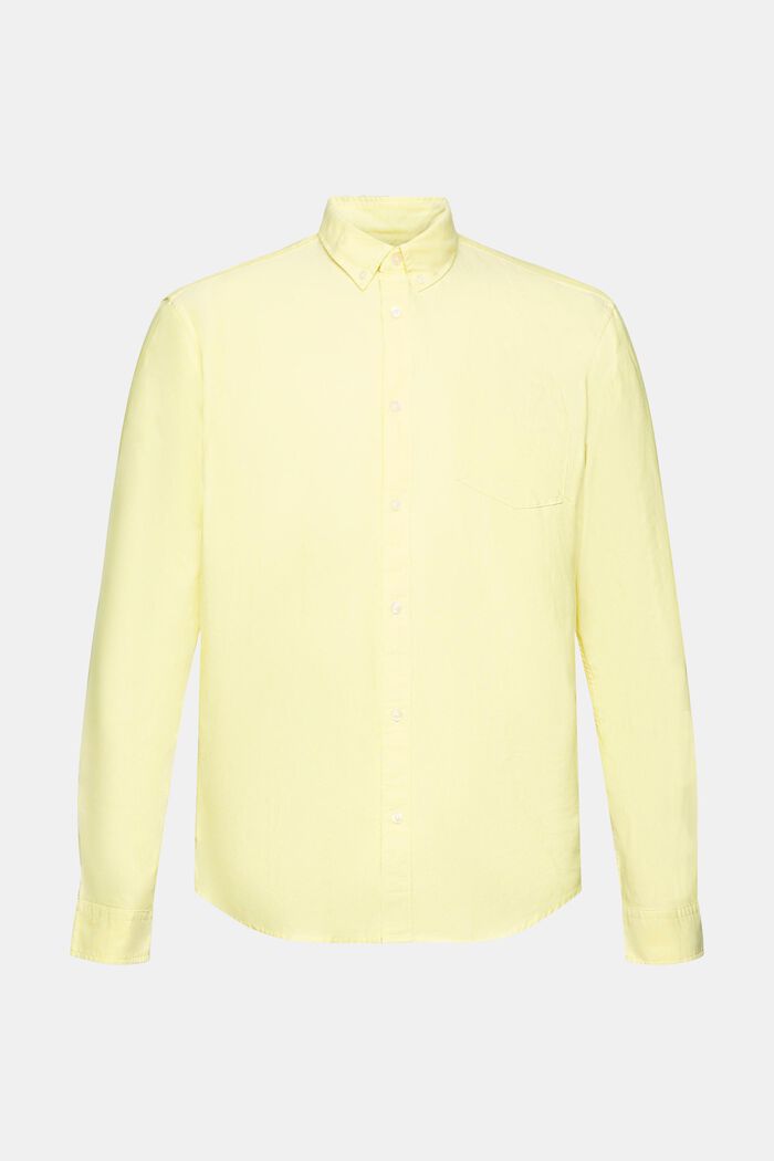 Camisa de botones, BRIGHT YELLOW, detail image number 5