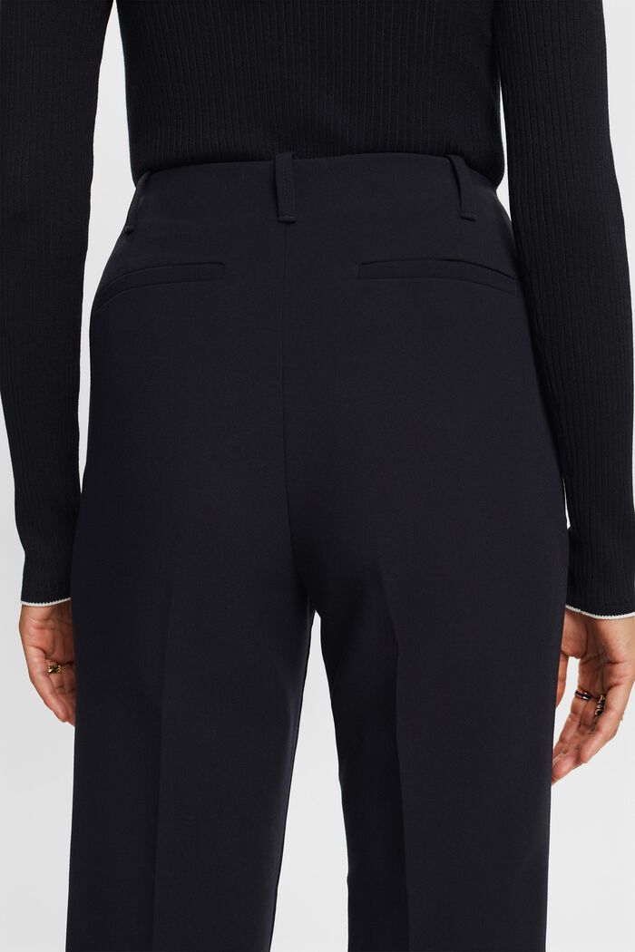 Pantalón chino de cintura alto con pinzas, BLACK, detail image number 2