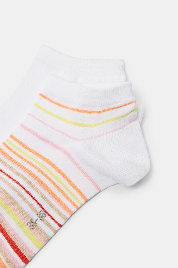 Pack de 2 pares de calcetines de algodón ecológico, ROSE/WHITE, detail image number 2