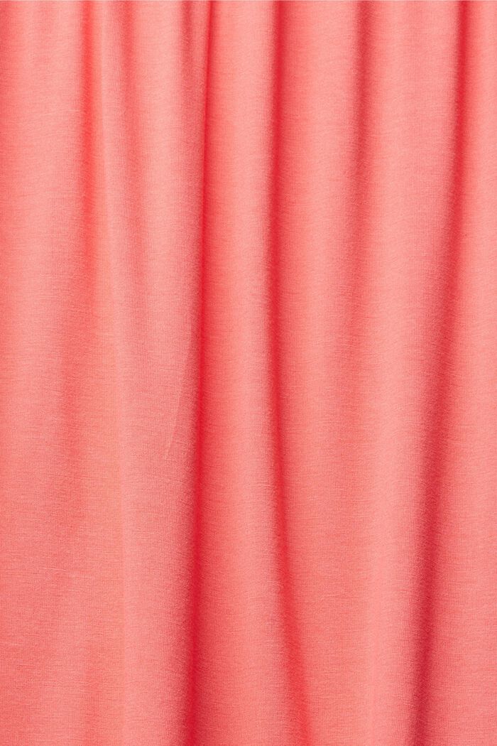 Vestido midi de LENZING™ ECOVERO™, CORAL RED, detail image number 1