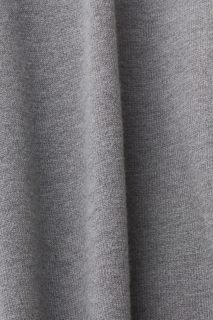 Jersey con mangas murciélago y cuello vuelto, MEDIUM GREY, detail image number 6
