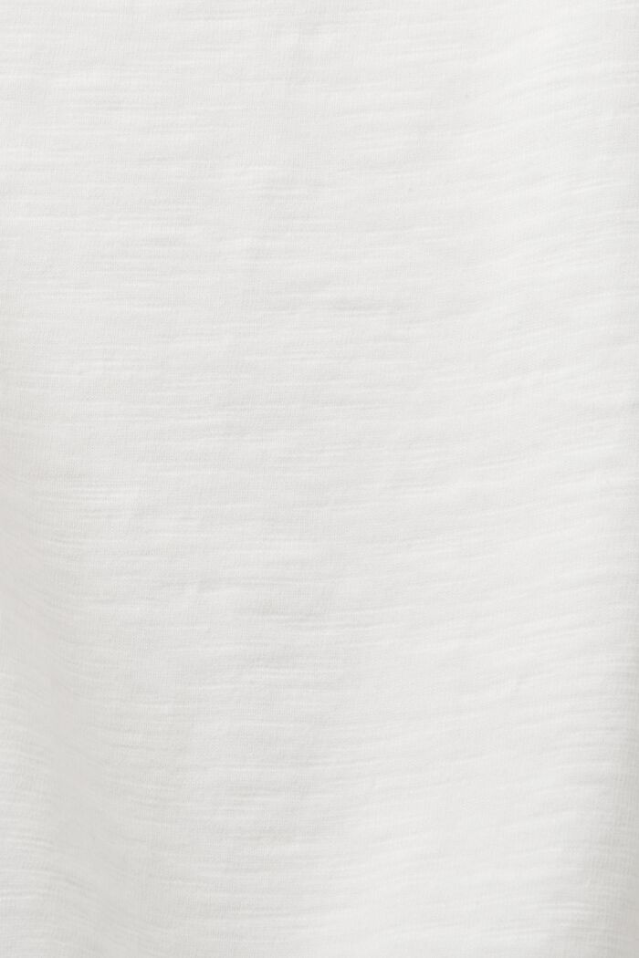 Camiseta de manga larga en tejido jersey, OFF WHITE, detail image number 6