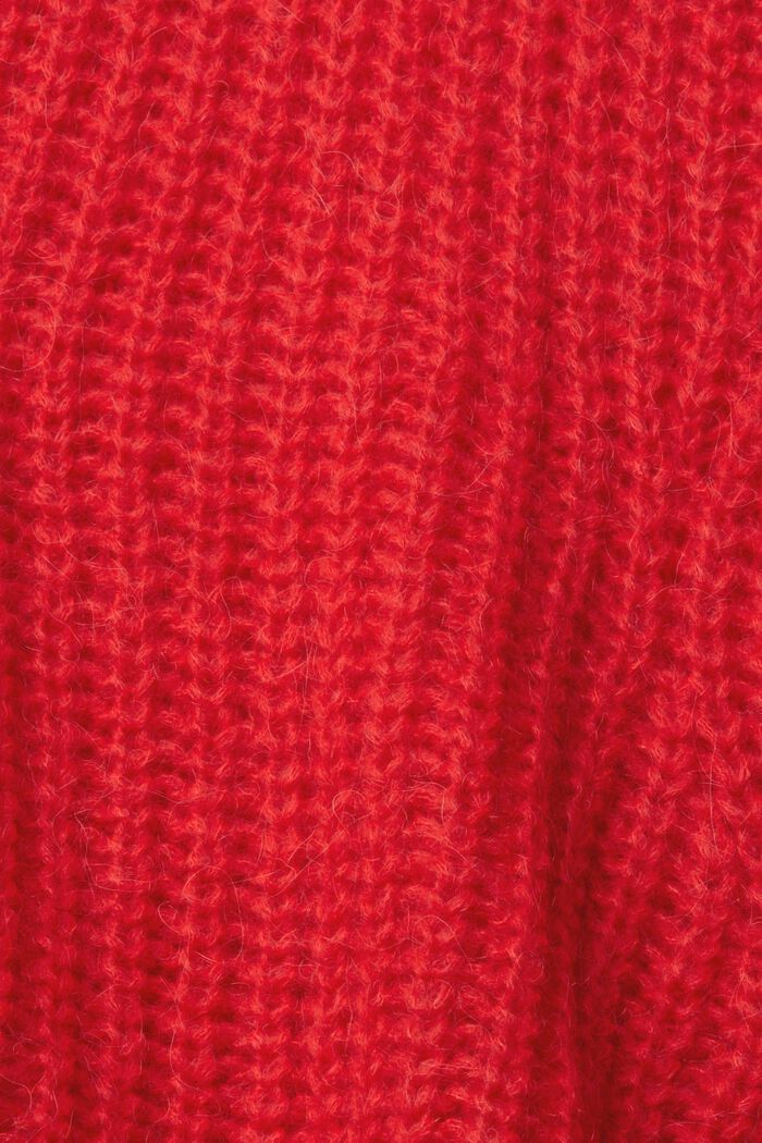 Jersey de punto grueso con alpaca, RED, detail image number 1