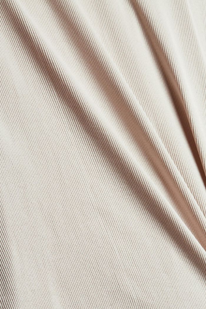 Parte superior de pijama en canalé de algodón ecológico, ICE, detail image number 4