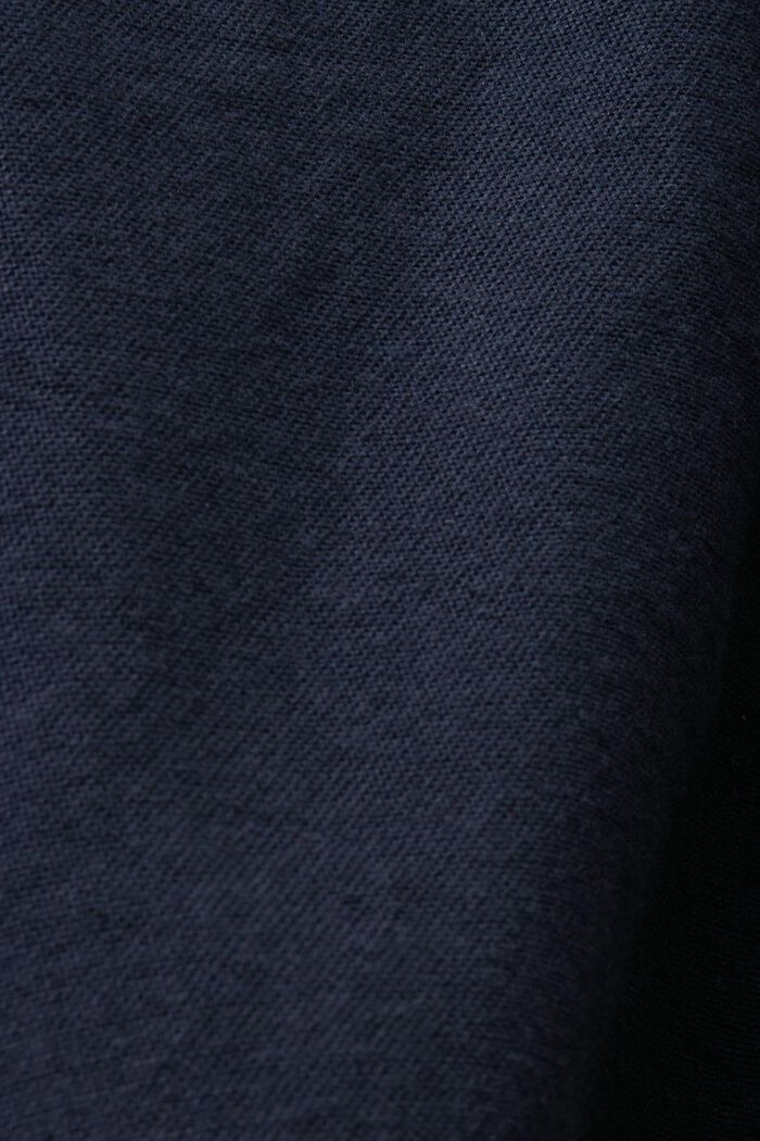 Camisa de algodón con cuello abotonado, NAVY, detail image number 5