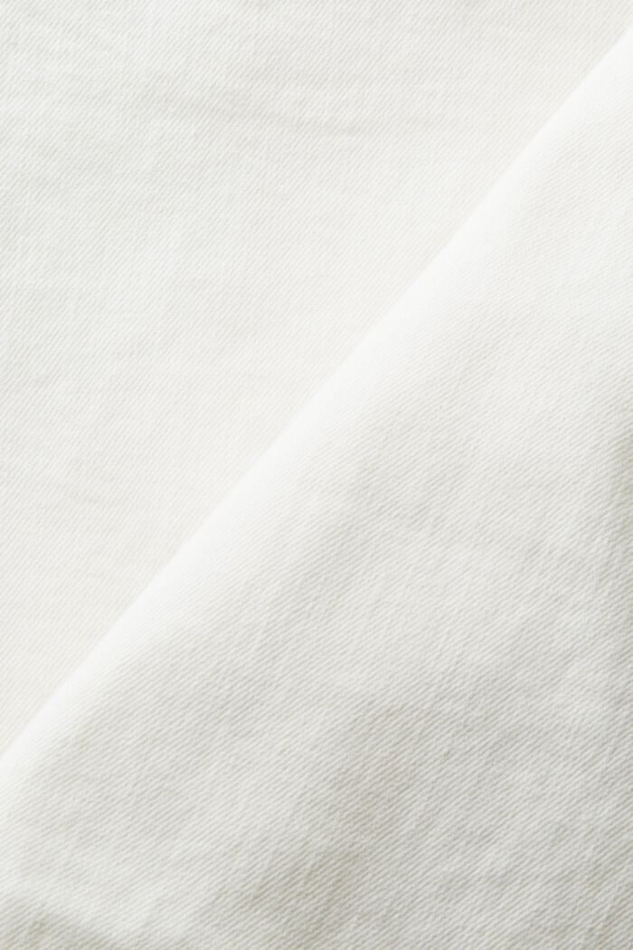 Vaqueros de algodón con las perneras rectas, OFF WHITE, detail image number 6