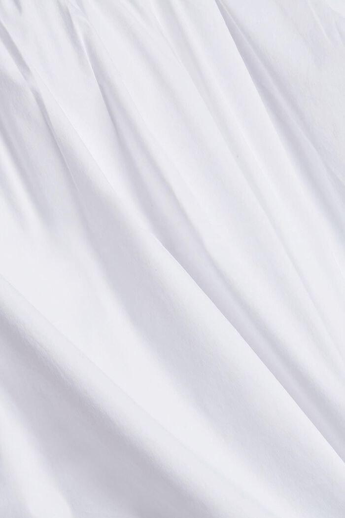 Blusa con detalle de volantes en las mangas, WHITE, detail image number 4