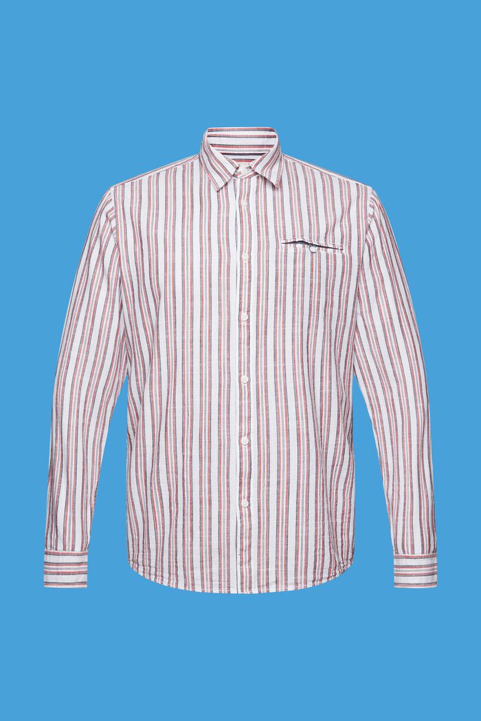 Camiseta de algodón a rayas, NEW WHITE, detail image number 5