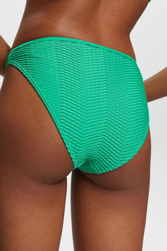Braguita de bikini de tejido reciclado con textura, GREEN, detail image number 3