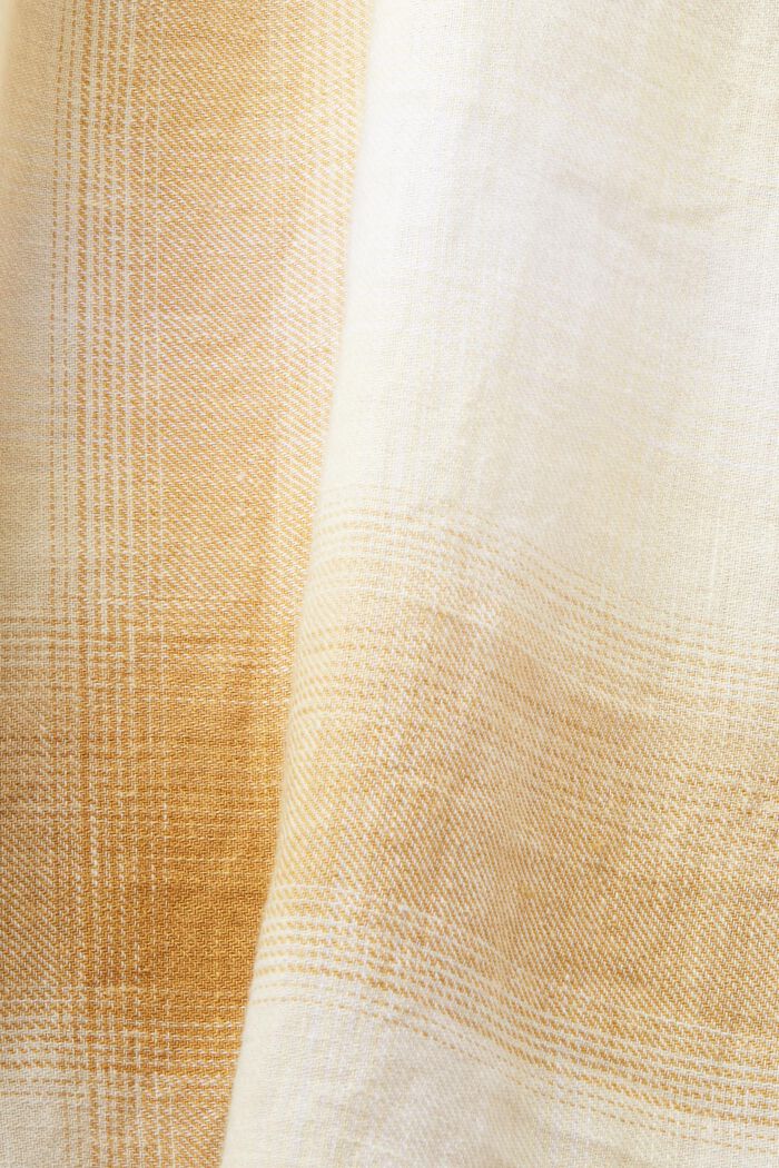 Camisa con diseño de cuadros tartán en una mezcla de algodón y cáñamo, ICE, detail image number 6
