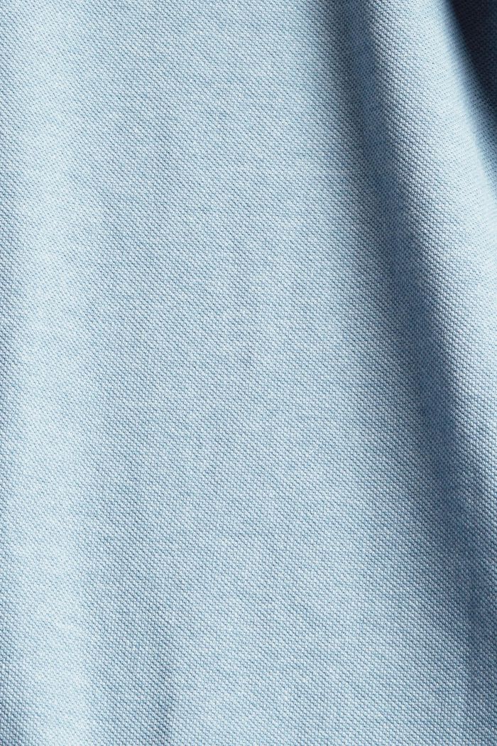 Polo en mezcla de algodón ecológico, BLUE, detail image number 4