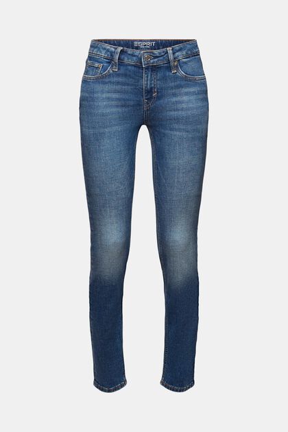 Reciclados: jeans mid-rise slim fit elásticos