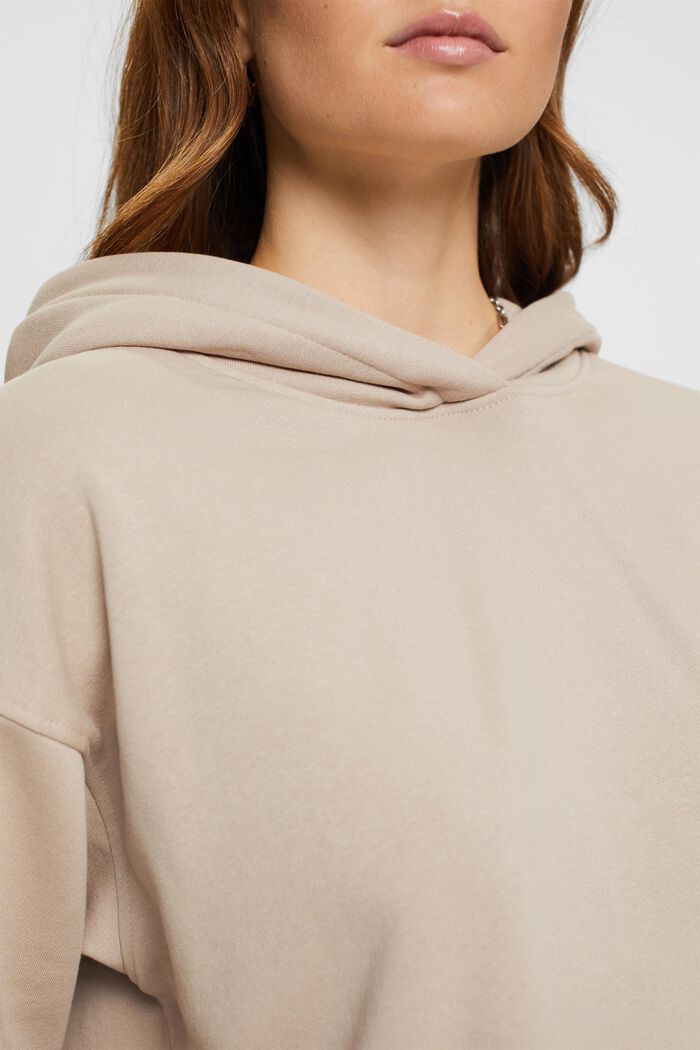 Sudadera con capucha, LIGHT TAUPE, detail image number 4