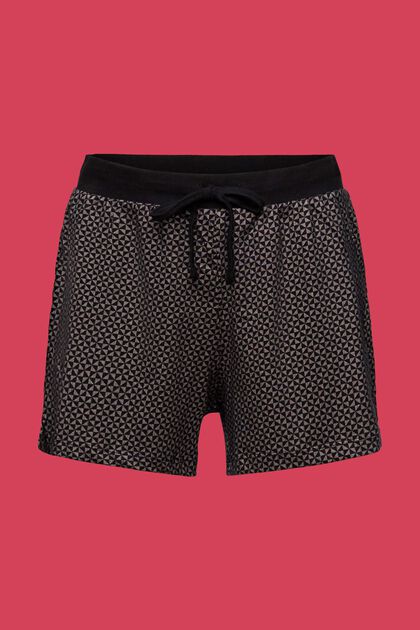 Pantalones cortos de pijama con estampado en 100 % algodón ecológico
