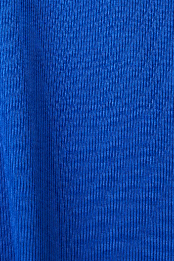 Camiseta de tirantes acanalada, BRIGHT BLUE, detail image number 5