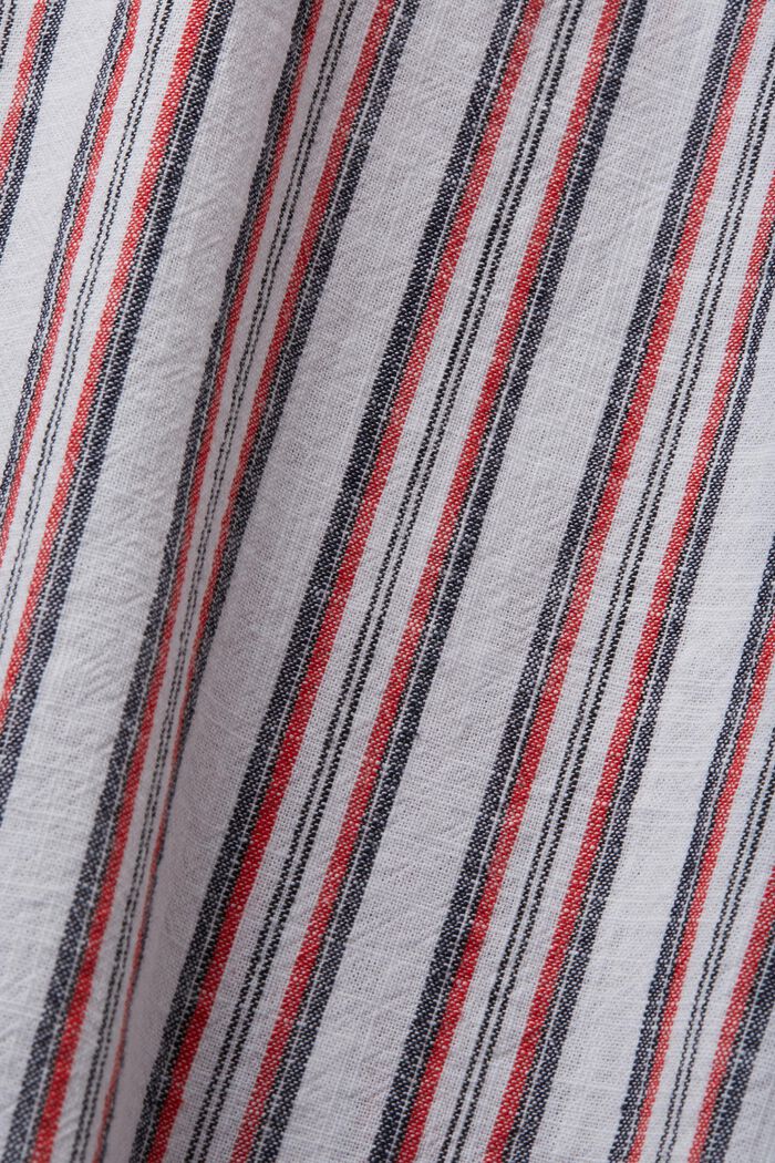 Camiseta de algodón a rayas, NEW WHITE, detail image number 4
