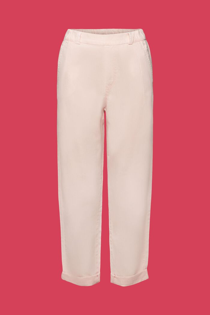 Pantalones chinos cropped, LIGHT PINK, detail image number 7
