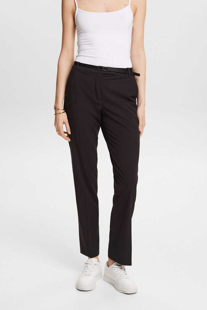 Pantalones PURE BUSINESS mix & match, BLACK, detail image number 0