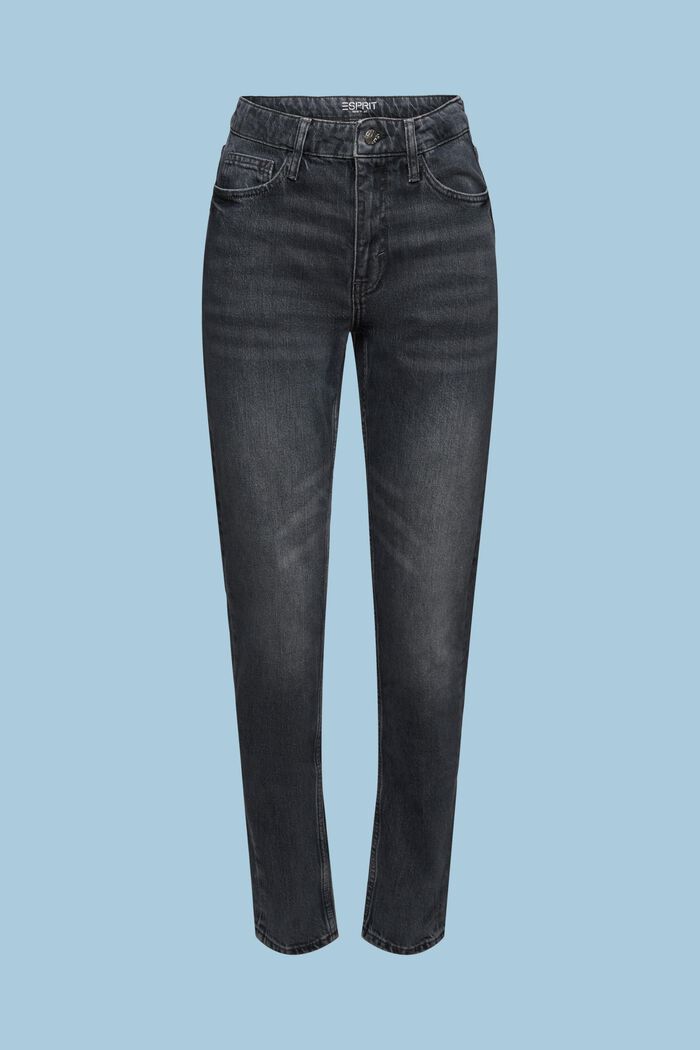 Jeans clásicos de estilo retro, BLACK MEDIUM WASHED, detail image number 6