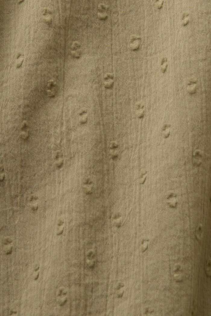 Blusa plumeti, 100% algodón, LIGHT KHAKI, detail image number 5