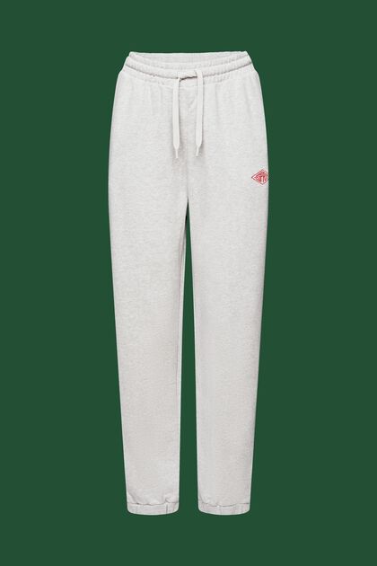 Pantalón de felpa con logotipo de algodón orgánico