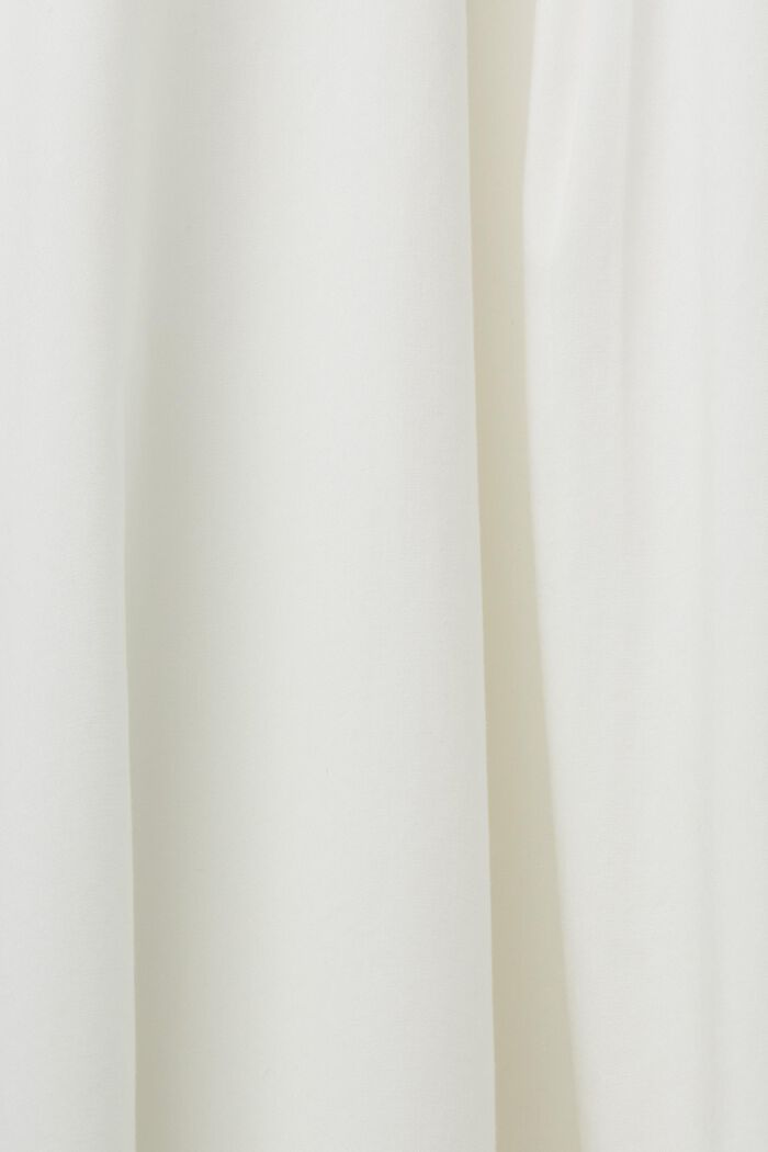 Vestido midi con bordado, LENZING™ ECOVERO™, WHITE, detail image number 5