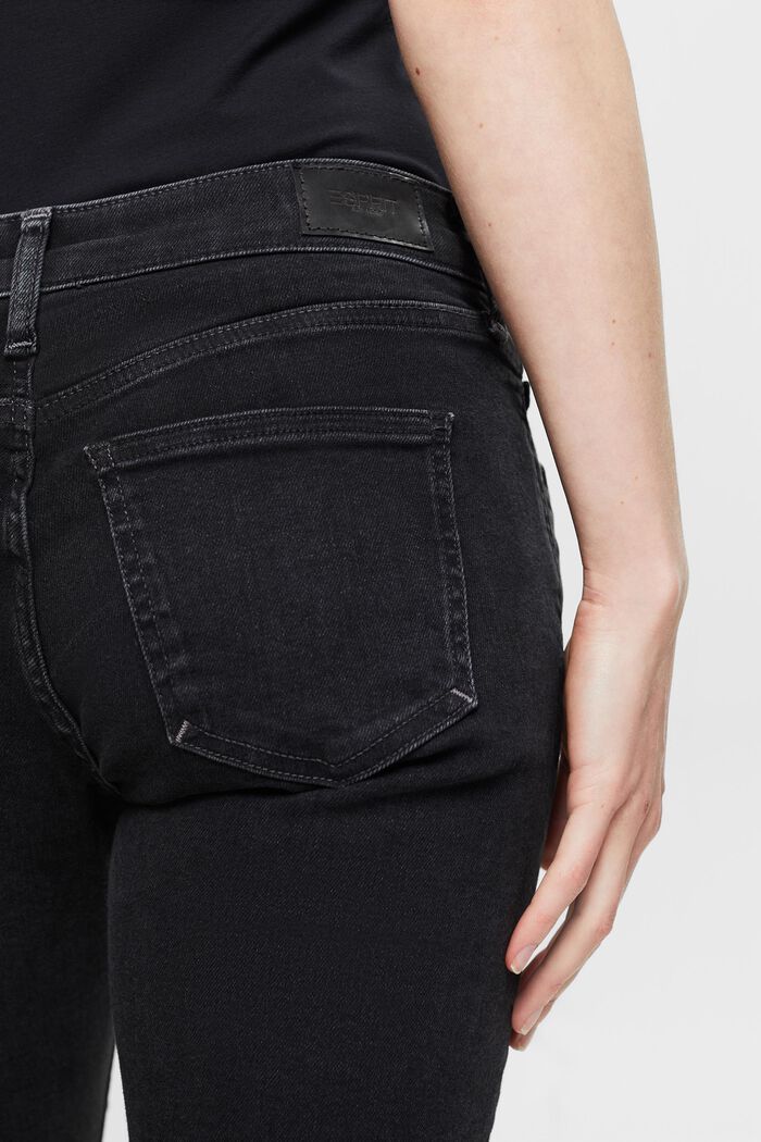 Jeans mid-rise slim fit, BLACK RINSE, detail image number 3
