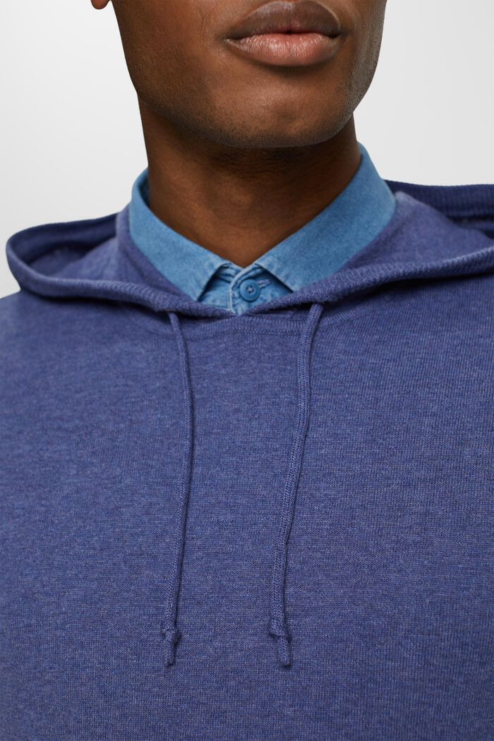 Jersey con capucha de punto, GREY BLUE, detail image number 3