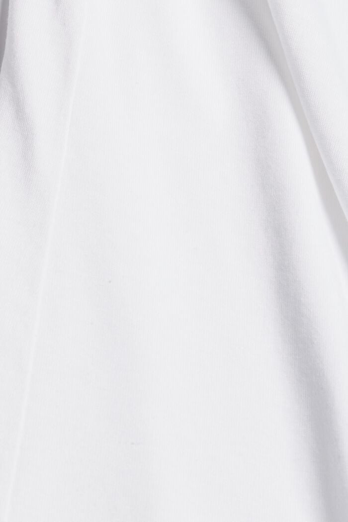 Pack de dos camisetas de manga larga en mezcla de algodón ecológico, WHITE, detail image number 3