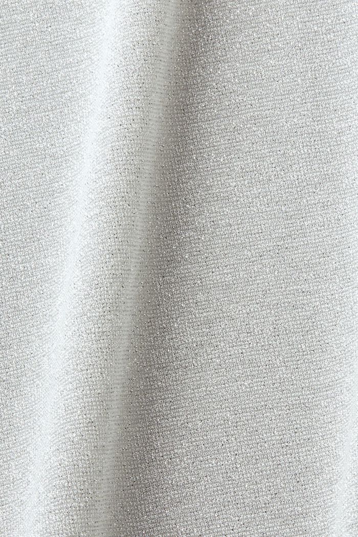 Camiseta con brillo, SILVER, detail image number 6