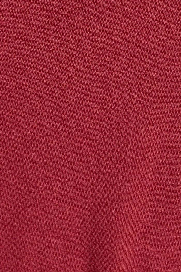 Pijama de jersey confeccionado en LENZING™ ECOVERO™, CHERRY RED, detail image number 4
