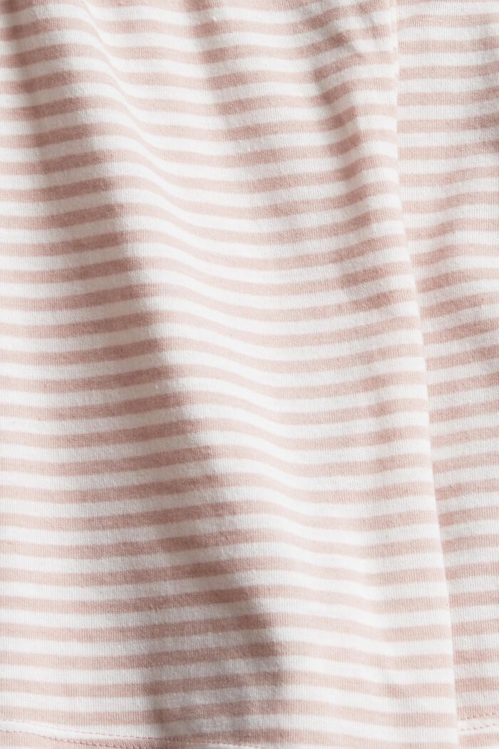 Shorts de pijama de punto con mezcla de algodón ecológico, OLD PINK COLORWAY, detail image number 4