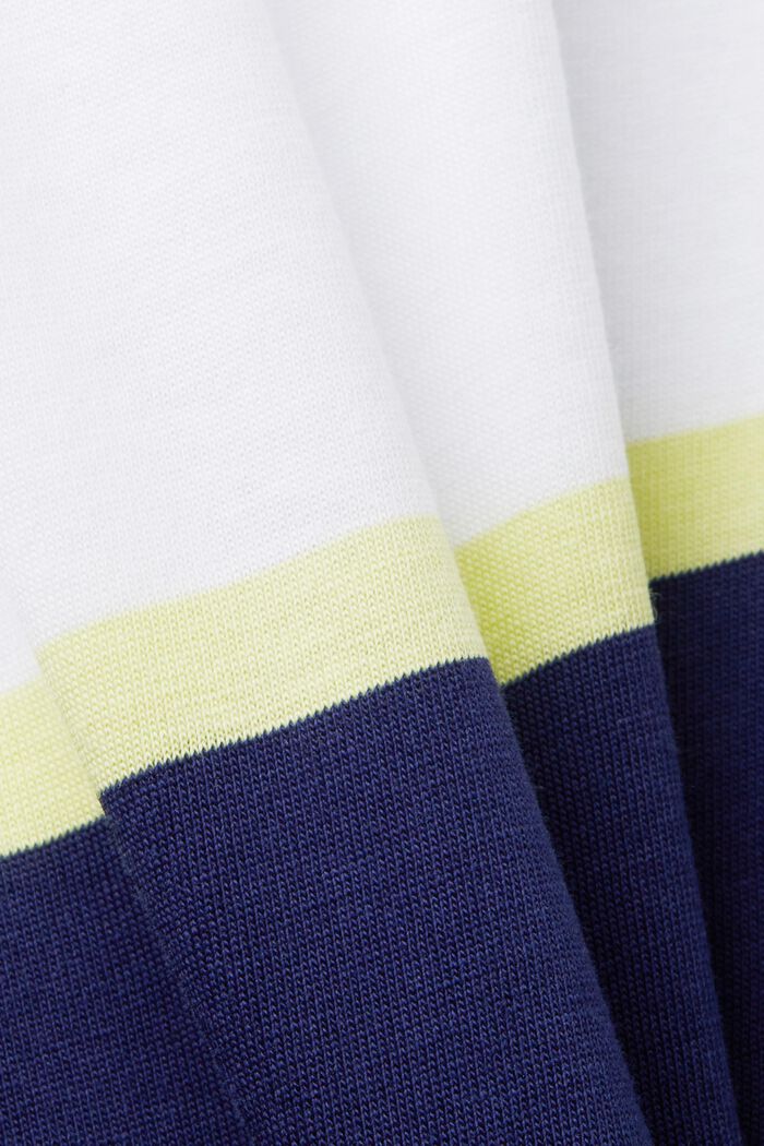 Camiseta a rayas, 100 %algodón, WHITE, detail image number 6