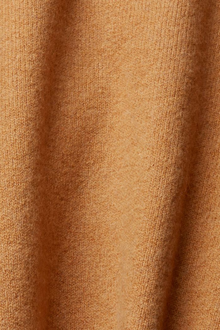 Cárdigan confeccionado en una mezcla de lana, LIGHT TAUPE, detail image number 5