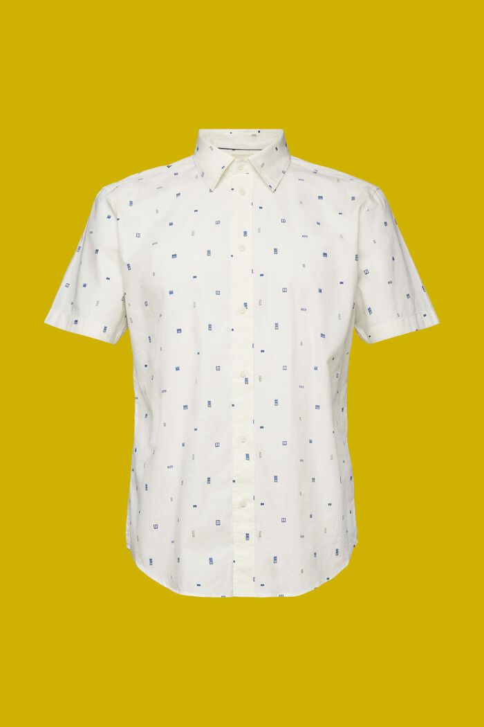Camisa de manga corta estampada, 100% algodón, ICE, detail image number 6