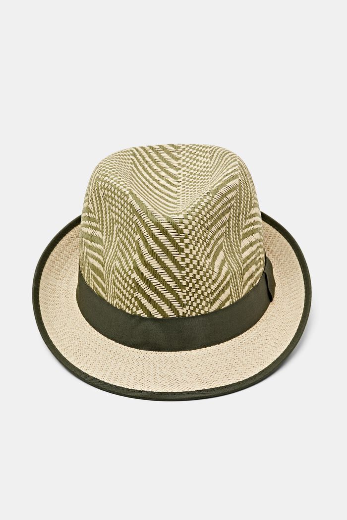 Sombrero trilby estampado, KHAKI BEIGE, detail image number 0