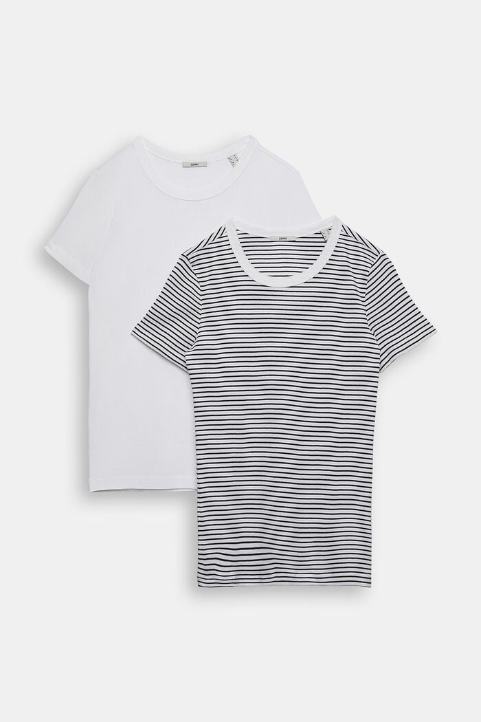 Pack de 2 camisetas de algodón, NAVY, detail image number 5