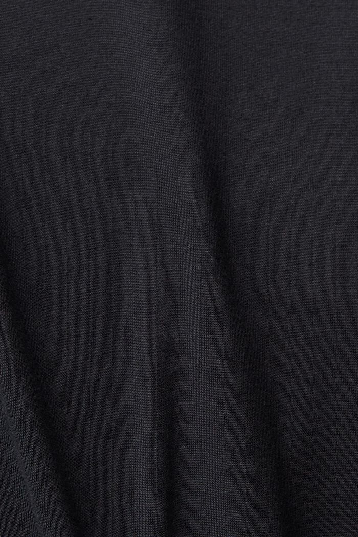 Camiseta con lentejuelas, LENZING™ ECOVERO™, BLACK, detail image number 1